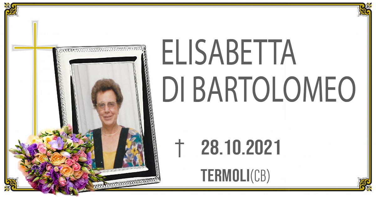 ELISABETTA DI BARTOLOMEO 28-10-2021 
